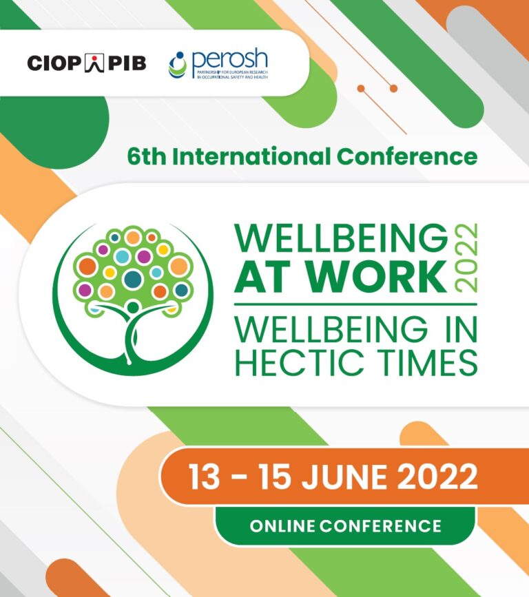 Repository Book Book of Abstracts: Wellbeing at Work 2022 - Perosh